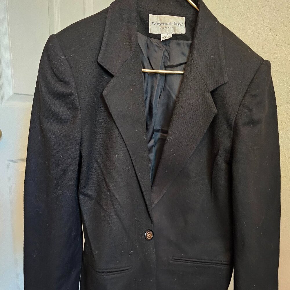 Fundamental Things Black Blazer
